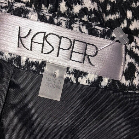 Kasper size 8 black & white pencil skirt;new w/tag - Picture 3 of 5